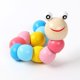 thumbnail image 1 of Rompecabezas Colorido Juguete de madera Gusano Niños Aprendizaje Educación Enseñanza Desarrollo del bebé Juego de dedos Niños Montessori Regalo / Macaron MMC / kaili Sencillez, 1 of 5