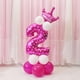 thumbnail image 3 of 4x Todos Los Números Corona Globos Conjunto de Columnas Feliz Cumpleaños Arco Guirnalda Número 2 4 piezas, 3 of 6
