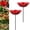 2, variant on Handmade Metal Flower Garden Stake with Bird Bath & Pollinator Water Station, Bee Bath for Outdoor Yard Decor