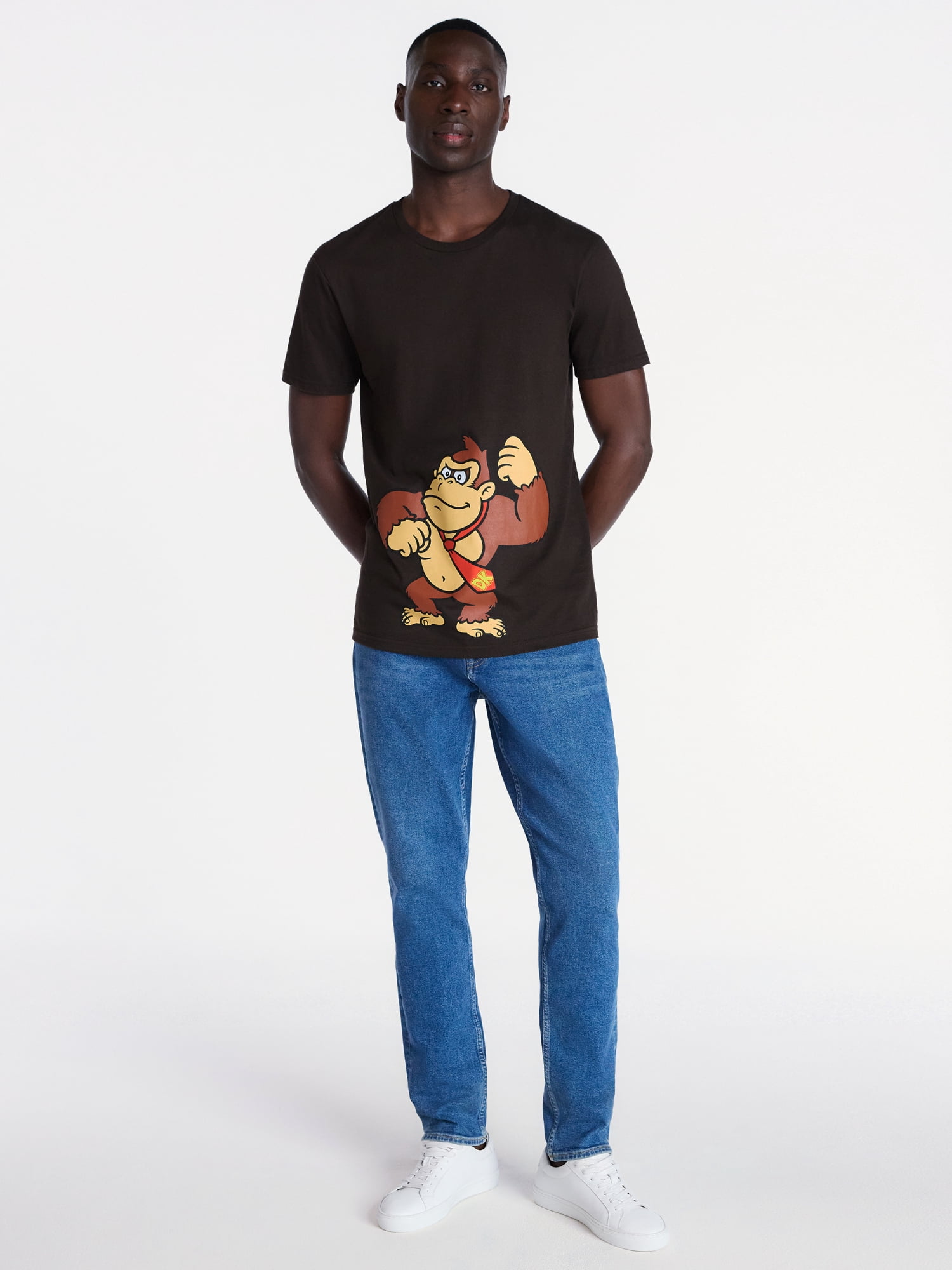 Donkey Kong Men’s Graphic Tee, Sizes S-3XL