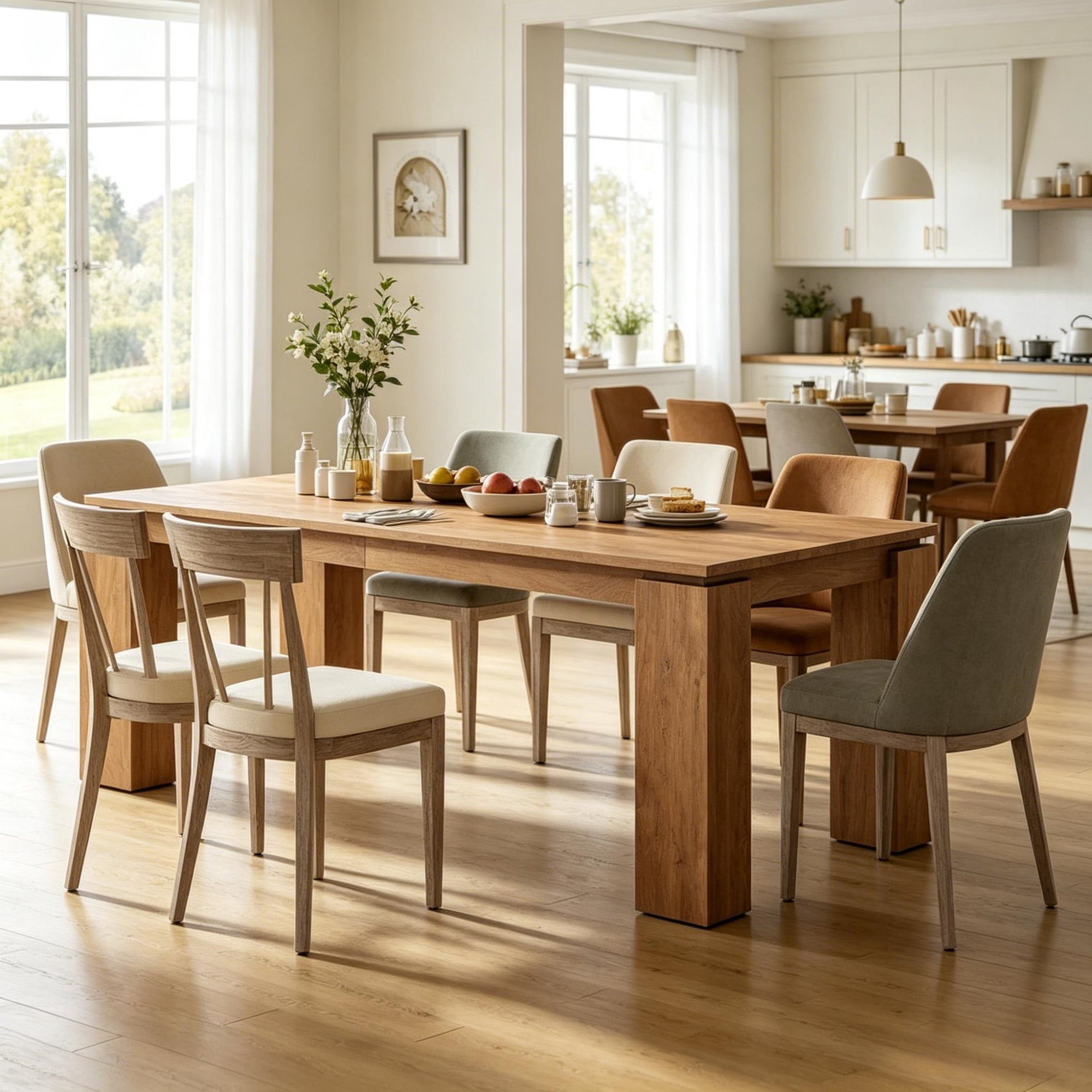 Astoutdoor Dining Table, Seats 6-8