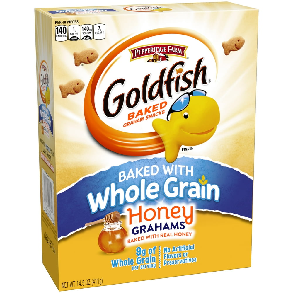 Pepperidge Farm Goldfish Baked with Whole Grain Honey Grahams Snacks