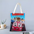 thumbnail image 2 of Firebuds Bolso de tela con estampado de lienzo para mujer, bolsa de compras reutilizable y estética, con cremallera interior, regalo para mujer, 35 × 40 cm., 2 of 6