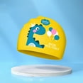 thumbnail image 2 of Children's Silicone Swimming Caps - Cute Cartoon Design for Pool and Beach Activities Adjustable Fit for Various Ages, 2 of 3