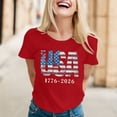 thumbnail image 5 of Cnbwig Shirts for Womens Casual Short Sleeve Graphic Printed Daily Wear Tee Shirt Round Neck Letter Tops for Ladies, 5 of 6