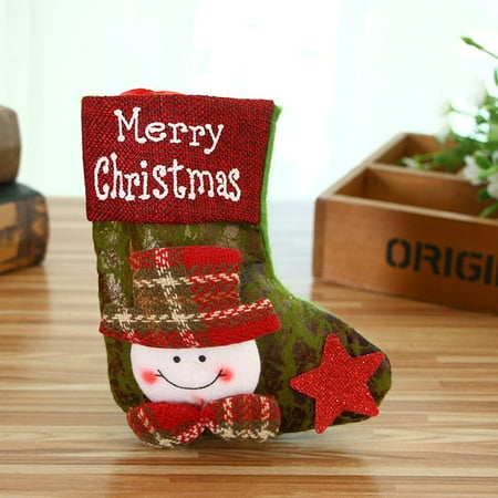 Christmas gifts Candy Beads Christmas Santa Claus Snowman Socks