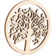 thumbnail image 5 of Mini Árbol de la Vida TUNC Redondo de 48 Piezas Escultura de Placa de Madera Sin Terminar 2 Pulgadas Sencillez, 5 of 5