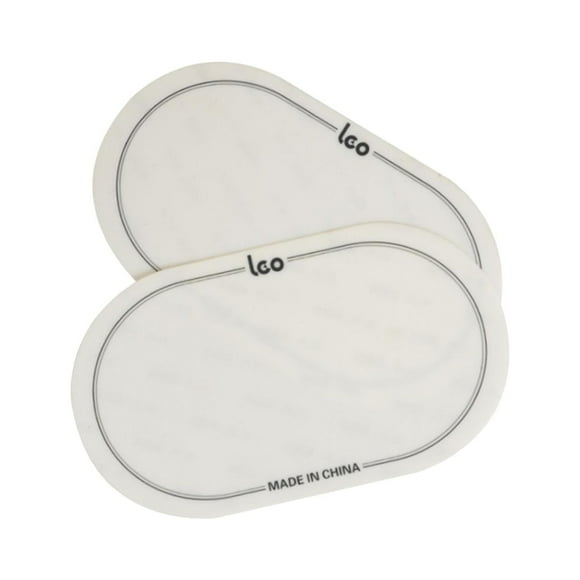 2x parches de cabeza de tambor CUTICAT Parche de bombo 15,7 cm x 9 cm blanco