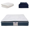 thumbnail image 1 of Colchón King Size + Sábanas Softy + Protector de Colchón Restonic Trust, 1 of 7