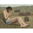 thumbnail image 3 of Pierre Puvis de Chavannes 24x19 Black Modern Framed Museum Art Print Titled - The Prodigal Son (Probably C. 1879), 3 of 5