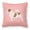 Pink, variant on Carolines Treasures BB3607PW1818 Jack Russell Terrier Checkerboard Pink Fabric Decorative Pillow