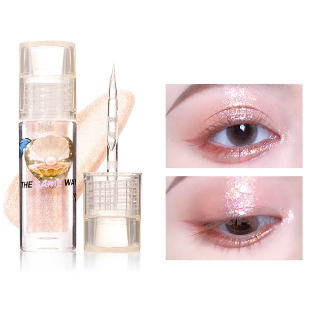 WIFKLSIIPG Korean Makeup Star Diamond Streamer Liquid Eyeshadow Bling Pigmented Eye Makeup Sparkling Korean Eye Glitter Easy to Apply Liquid Glitter Eyeshadow 5ML