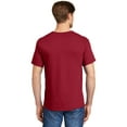 thumbnail image 2 of Hanes T-shirt à Manches Courtes pour Hommes 5,2 oz, m, Rouge Foncé, 2 of 4
