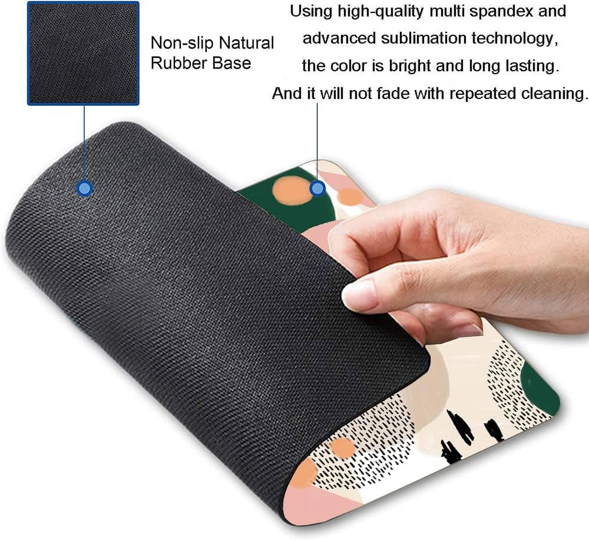 Mouse Pad, Rectangle Abstract Design Anti-Slip Rubber Mousepad for Gaming Office Laptop Computer PC Men Women Kids, Cute Custom Pattern, Modern Abstract