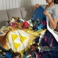 thumbnail image 3 of The Legend of Zelda-Anti-Pilling Flannel Blanket Soft Lightweight Plush Fuzzy Cozy Luxury Blanket for Home and Kitchen Use – Perfect for Kids and Adults 32"*48"(80cm*120cm), 3 of 6