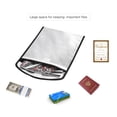 thumbnail image 2 of Labymos Fireproof Document File Bag Money Pouch Passport Valuables Account Book Holder Safe Storage for, 2 of 8