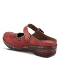 thumbnail image 7 of Spring Step L'Artiste Aneria Women's Mule Round Toe Clog - Hand-Painted Floral Laser Cut Leather - Adjustable Hook-and-Loop Strap Brushed with Gold Buckle, 7 of 7
