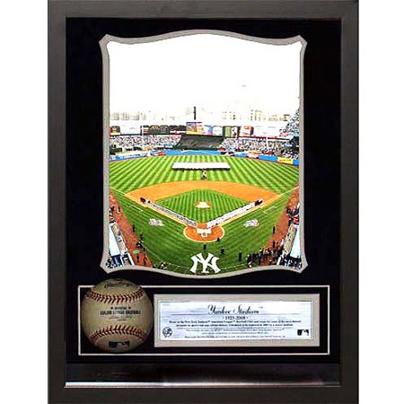 Yankee Stadium 1923-2008 Game Used Baseball Collage