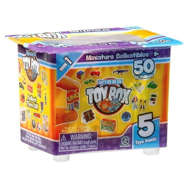 Worlds Smallest Micro Toy Box Série 1 Mini Objets de Collection, Lot de 10, Multi, Miniature