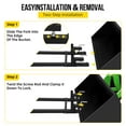 thumbnail image 4 of BeesClover Connecting Rod Heavy Duty Pallet Forks with Adjustable Stabilizer Bar for Loader Bucket Skid Steer Tractor, 4 of 6
