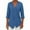 Blue, variant on Long Sleeve Shirts for Women, Womens V Neck Long Sleeve Wrap Tops Casual Cute Front Twist Tie Knot Shirts Blouse Loose fit Tunic Clothes