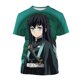 thumbnail image 3 of Camiseta de manga corta con estampado 3D de Anime Demon Slayer, Kimetsu no Yaiba, Kamado, Nezuko, Kochou, Shinobu, 3 of 5