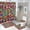 style-1, variant on Cartoon Mouse Character Shower Curtain Waterproof Bathroom Curtain Set 4pcs with Hooks Home Decor Bathroom Curtains