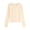 Beige women fall crop tops a1, variant on Women's Fall Winter Round Neck Long Sleeve Basic Pullover Tops Solid Casual Crop Tshirt Slim Fit Blouses Cute Trendy Tees Fashion Shirts Clothes, Coffee S