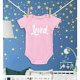 thumbnail image 3 of Shop4Ever Loved Heart Valentine's Day Baby's Bodysuit Infant Cotton Romper 24 Months Pink, 3 of 5