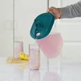 thumbnail image 3 of Mainstays 1 Gallon Oval Pitcher, Freezer- and Dishwasher-Safe, Durable Food-Safe Plastic, BPA-Free, Teal Lid, 3 of 11