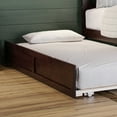 thumbnail image 2 of AFI Twin Roll Out Wood Trundle Bed Frame with Wooden Slat Supports, Espresso, 2 of 6