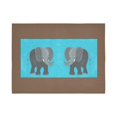 thumbnail image 2 of CADecor Elephant Turquoise Wall Tapestry Wall Hanging Wall Art Home Decor 60x80 inches, 2 of 2