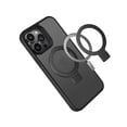 thumbnail image 6 of For Apple iPhone 16 Pro Max (6.9") Magnetic Circle Kickstand with MagSafe Compatible Matte Skin Rugged Bumper Ring Holder Cover ,Xpm Phone Case [ Black ], 6 of 8