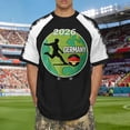 thumbnail image 2 of Men's 2026 Fan Soccer Collection, Patriotic Football Breathable Sportswear XXS-6XL, 2 of 4