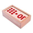 thumbnail image 2 of Abbracc Wooden Montessori Mathematics Material Numbers Matching Game Puzzles Kids Early, 2 of 5