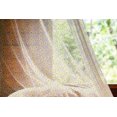 thumbnail image 2 of Taupe Tulle Curtains with Rod Pocket, Romantic Lively Meadow Inspired Spring Yard Flowers Feminine Fashion Bouquet, Sheer Drape for Wedding Party 2 Panels, 7 Sizes, Indigo Yellow Taupe, by Ambesonne, 2 of 3