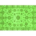 thumbnail image 1 of Ahgly Company Indoor Rectangle Abstract Green Modern Area Rugs, 2' x 5', 1 of 4