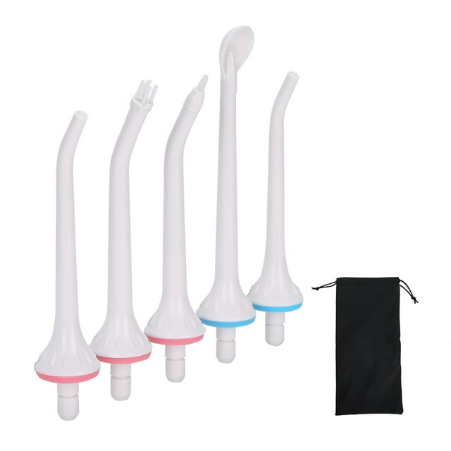 Accesorio de punta de repuesto para irrigador bucal, máquina de limpieza de dientes con hilo dental blanco
