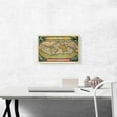 thumbnail image 2 of ARTCANVAS Theater of the World - Theatrum Orbis Terrarum 1570 Canvas Art Print by Abraham Ortelius - Size: 18" x 12" (0.75" Deep), 2 of 9