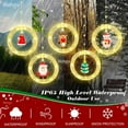 thumbnail image 5 of Richgv Christmas String Lights, 10 PCS Santa Fairy Lights 120 LED Waterproof Twinkle Hanging Light, USB Powered Christmas Decorations Lights for Home Garden, 5 of 9