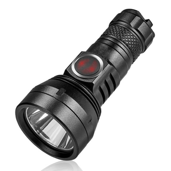 Rechargeable Super Bright Flashlight Ultra Long Range Waterproof Flashlight for Women Men Camping Hiking Default
