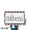 thumbnail image 4 of Barberia Vinyl Decal 5 Pack of 24 Inch x 36 Inch Weatherproof Heavy-Duty Adhesive Backing | Spanish Barber Shop Sign, Grooming Services, Professional Look | Made in USA, 4 of 6