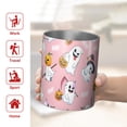 thumbnail image 5 of 12oz Coffee Tumblers Cute Halloween Ghost Pattern Stainless Steel Vacuum Insulated Travel Tumbler Coffee Cups Mug with Lid and Straw with Cleaning Brush for Cold & Hot Drinks, 5 of 5