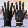 thumbnail image 1 of Guantes de senderismo para hombre guantes de ciclismo antideslizantes engrosados ​​para conducir patinar pescar, 1 of 6