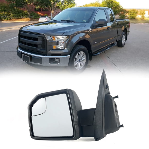 Espejo lateral de puerta Lqito con ajuste eléctrico y punto ciego para Ford F150