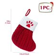 thumbnail image 1 of Calcetines de punto con letras de copo de nieve para decoración del hogar, adorno de árbol de Navidad, regalo, 2023, 2024, 1 of 4