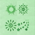 thumbnail image 1 of Ahgly Company Machine Washable Indoor Square Transitional Mint Green Area Rugs, 7' Square, 1 of 7