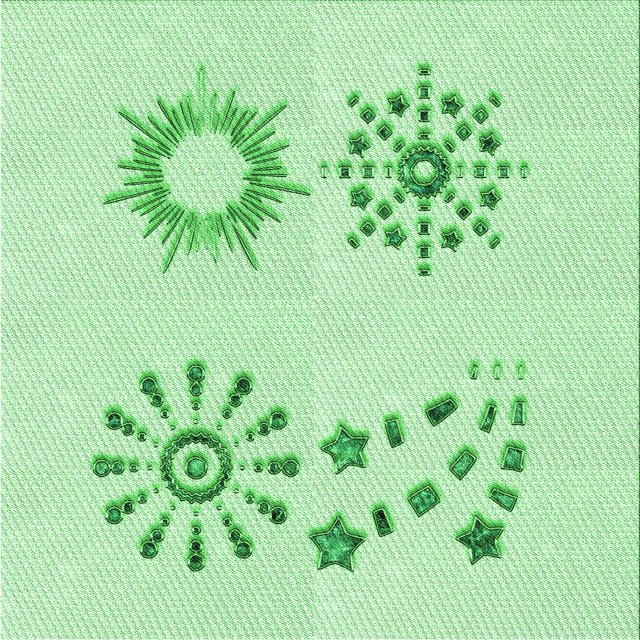 Ahgly Tapis d'Intérieur Lavable en Machine Carré Vert Menthe Transitionnel, 7 Pieds Carré
