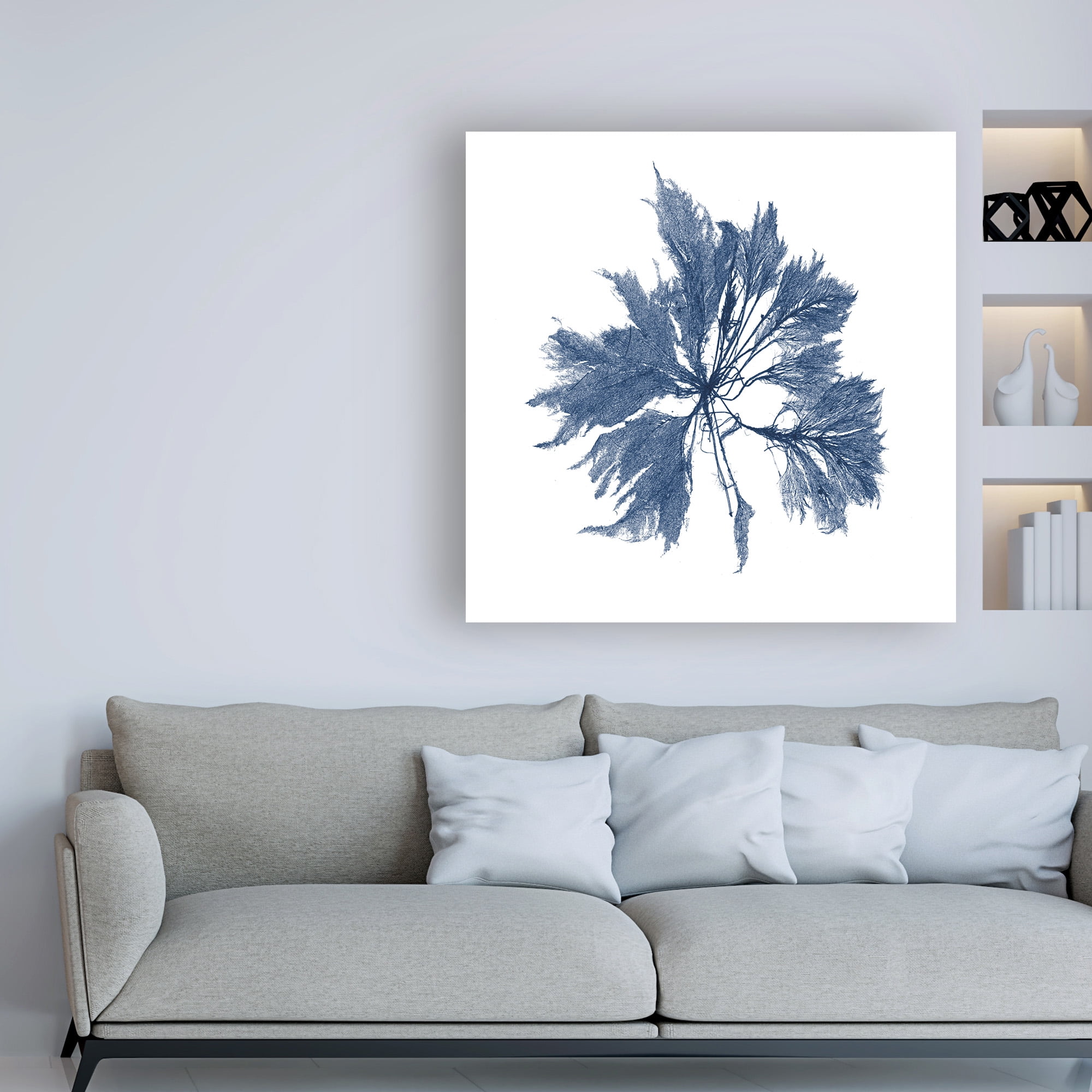 Trademark Fine Art 'Navy Seaweed I' Canvas Art by Vision Studio