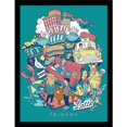 thumbnail image 1 of Friends 30 Years Animated Montage Framed Poster, 1 of 1